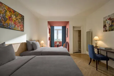 Superior Twin Room con vista sulla città — M Village Hotel Long Biên, a brand of Modern Village Lifestyle